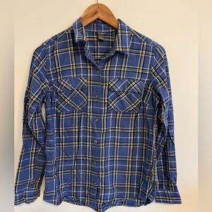 Eddie Bauer Plaid Flannel Shirt - Women's Small - EUC -